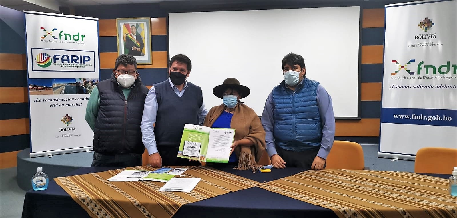 Municipios de Pando, Oruro, Potosí y Santa Cruz acceden a recursos del FARIP