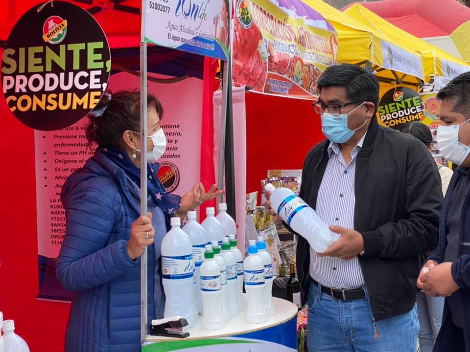 Arranca “Feria Productiva Unidos contra el COVID- Hecho en Bolivia” para promover la reactivación económica y preservar la salud