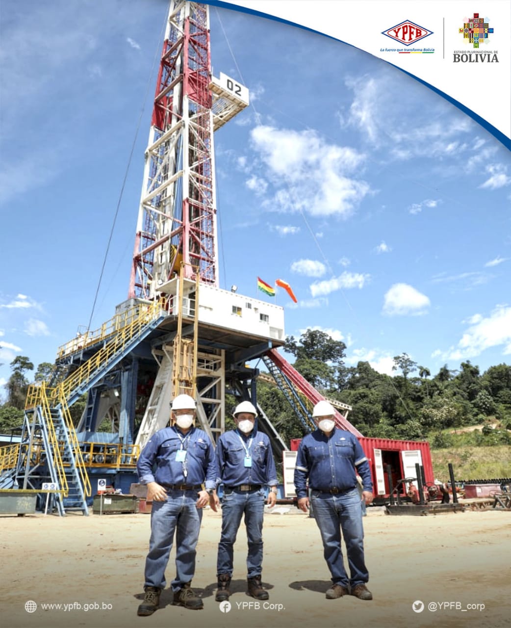 YPFB inicia operaciones de perforación en el pozo “San Miguel X2ST” en Cochabamba