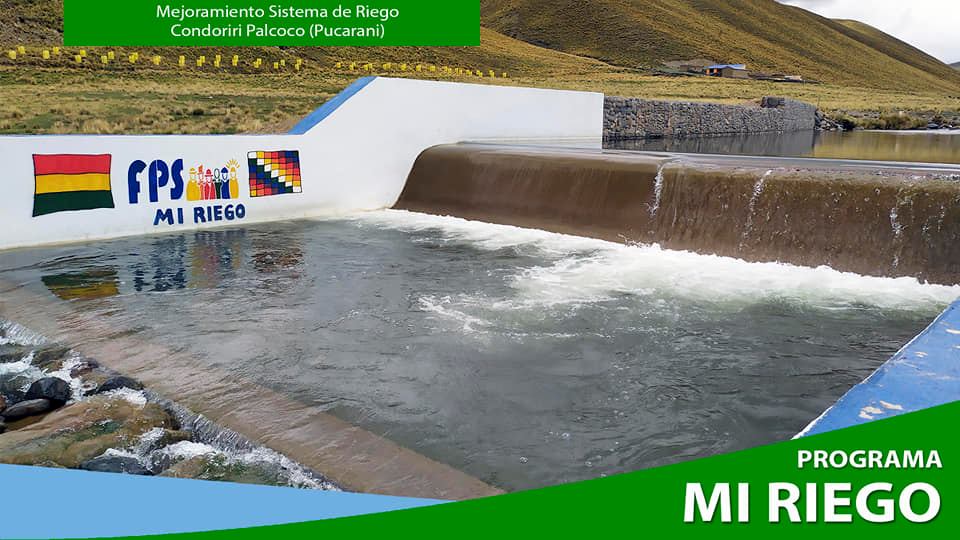 FPS licita ocho proyectos de riego para La Paz