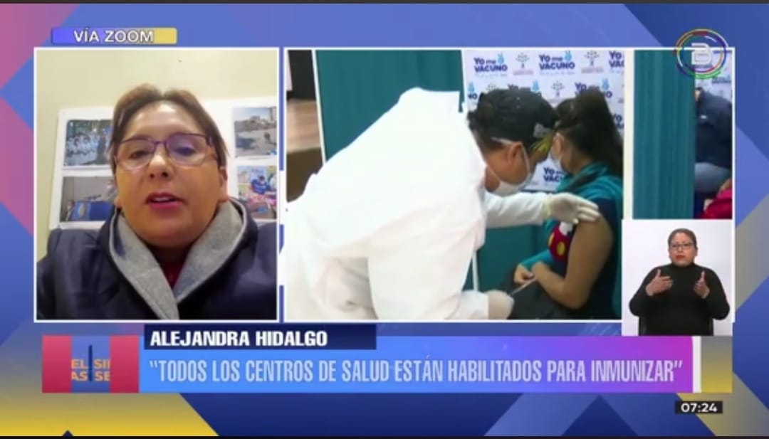 Viceministra Hidalgo: Todos los centros de Salud están habilitados para la vacunación contra el COVID-19