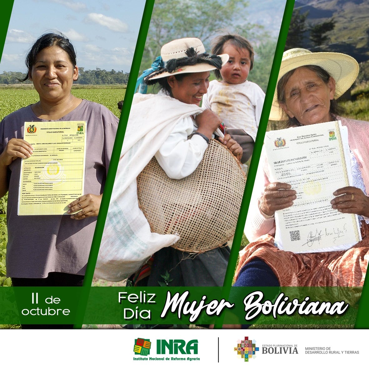 Las mujeres acceden al 45% de propiedad de las tierras