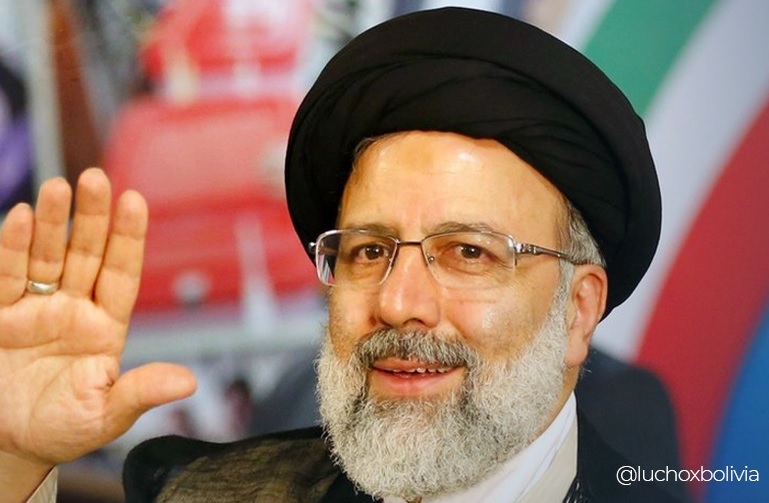 Presidente Arce felicita a Seyed Ebrahim Raisi, el nuevo mandatario de Irán.