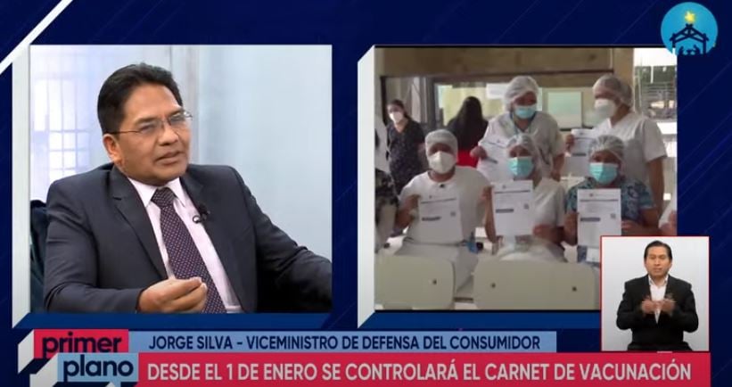 Viceministro: Quienes falsifiquen carnet anticovid, la prueba PCR o usen documentos adulterados, incurrirán en delito