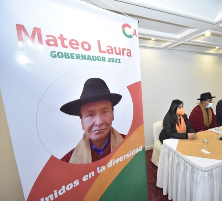 Mateo Laura comienza campaña a la Gobernación y propone programa de tres ejes para La Paz