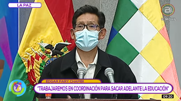 Édgar Pary Chambi asume el Ministerio de Educación (adelanto)