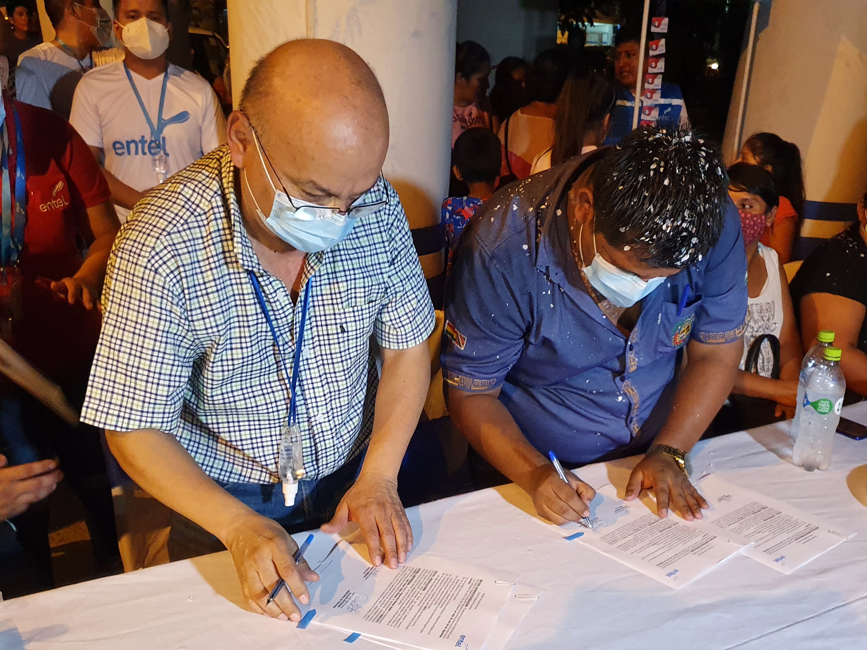 Convenio entre Entel y la Alcaldía de Yapacaní permite contar con zonas wifi gratuitas