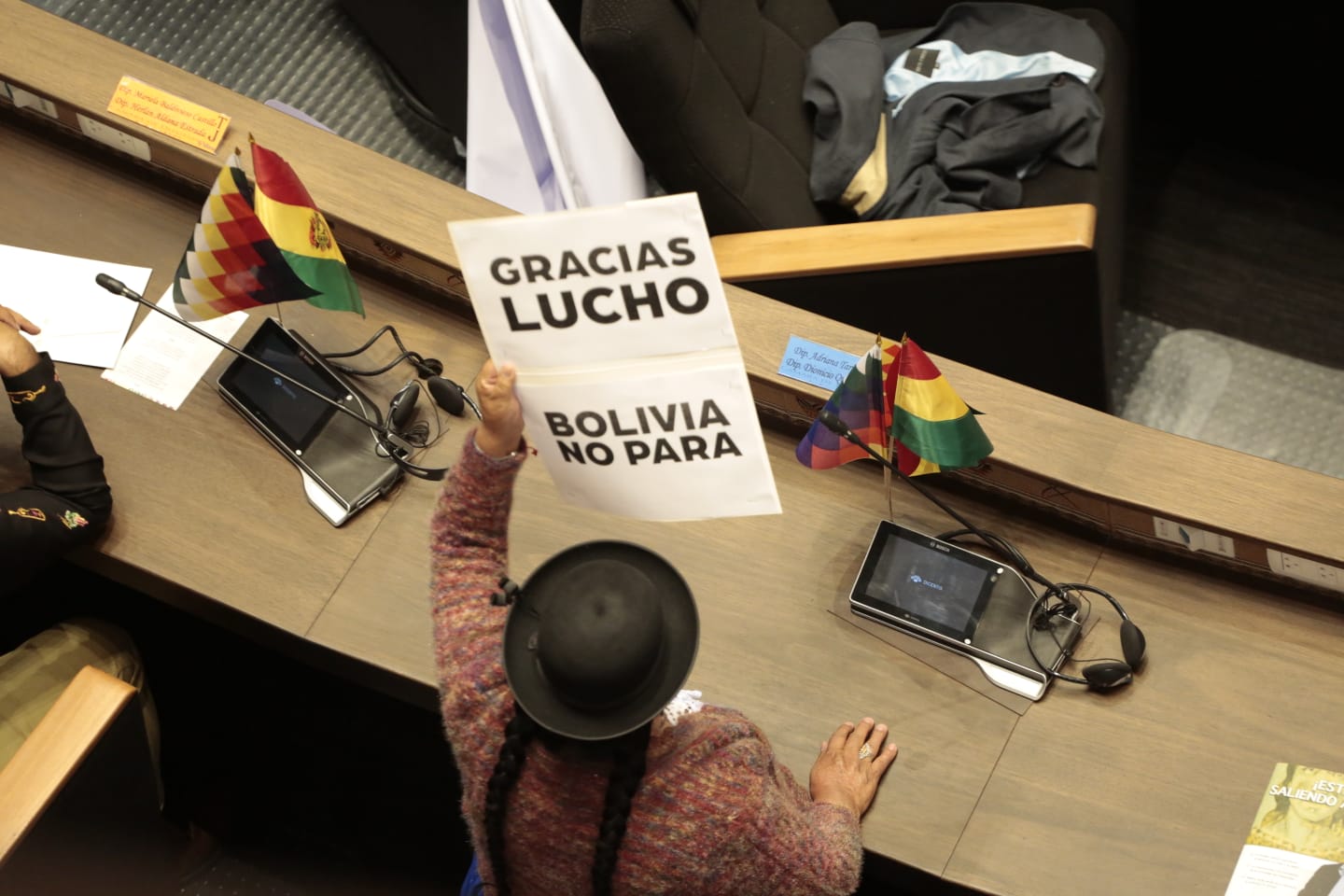 Presidente Arce se compromete a luchar de manera frontal contra la violencia hacia las mujeres