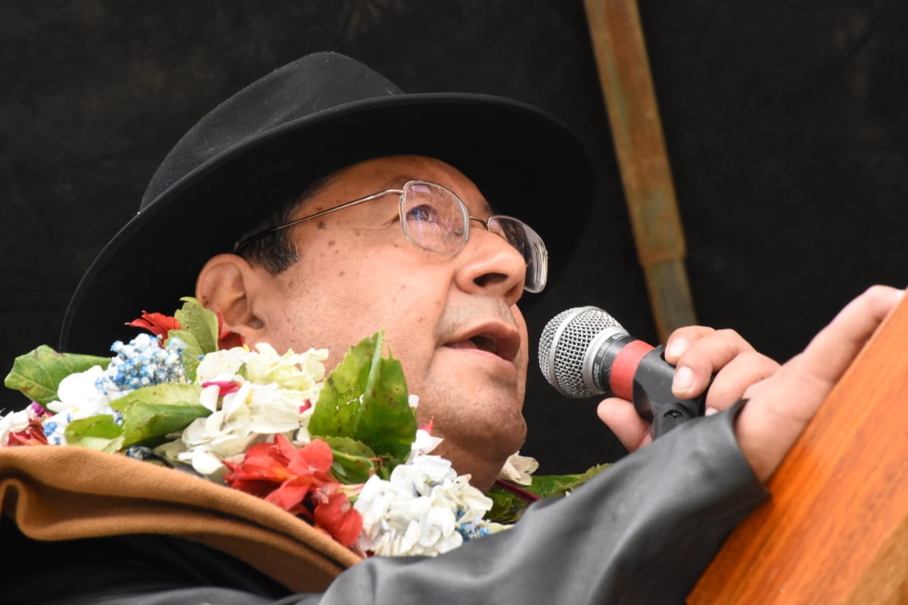 Presidente Arce compromete edificar un instituto tecnológico en Palca