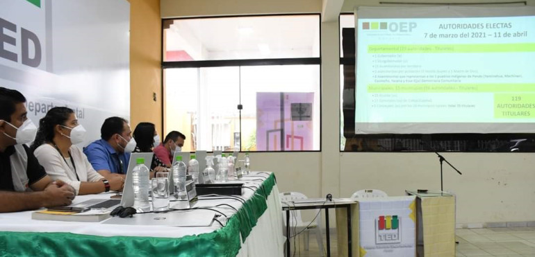 TED Pando concluye el cómputo de actas y proclama resultados oficiales de la Elección 2021