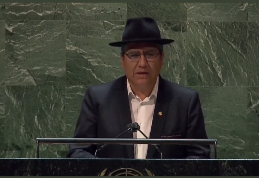 Bolivia reafirma ante la ONU su espíritu pacifista e insta a evitar acciones unilaterales que promueven la confrontación