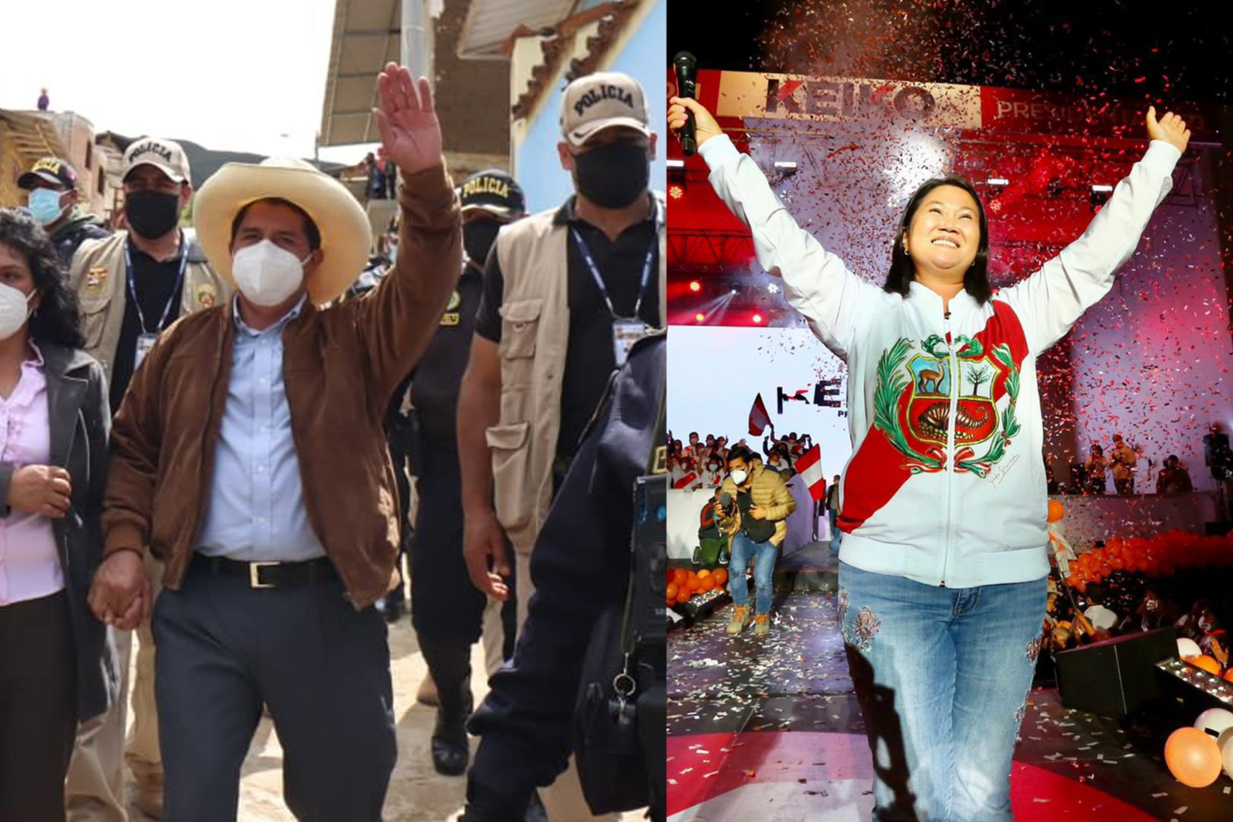 Cerca de 25 millones de peruanos votaron; se visibiliza un empate técnico entre Fujimori y Castillo según boca de urna