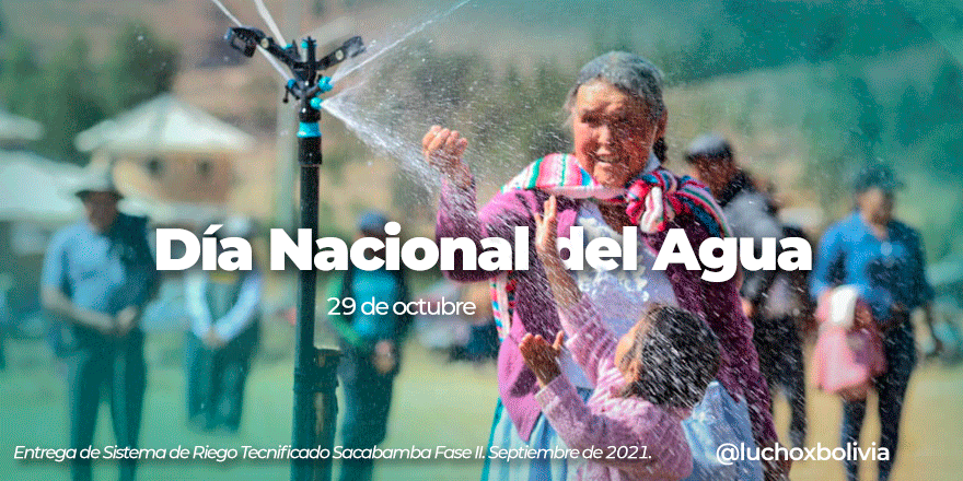 Bolivia celebra el “Día Nacional del Agua y Saneamiento”, Arce destaca avances en la cobertura nacional