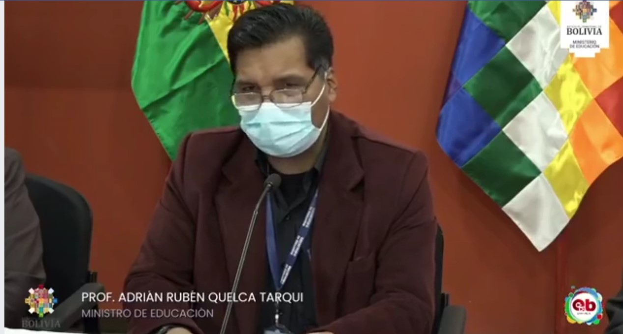 Quelca ratifica trabajo por la recuperación del derecho a la educación y aclara que proceso de institucionalización fue idóneo