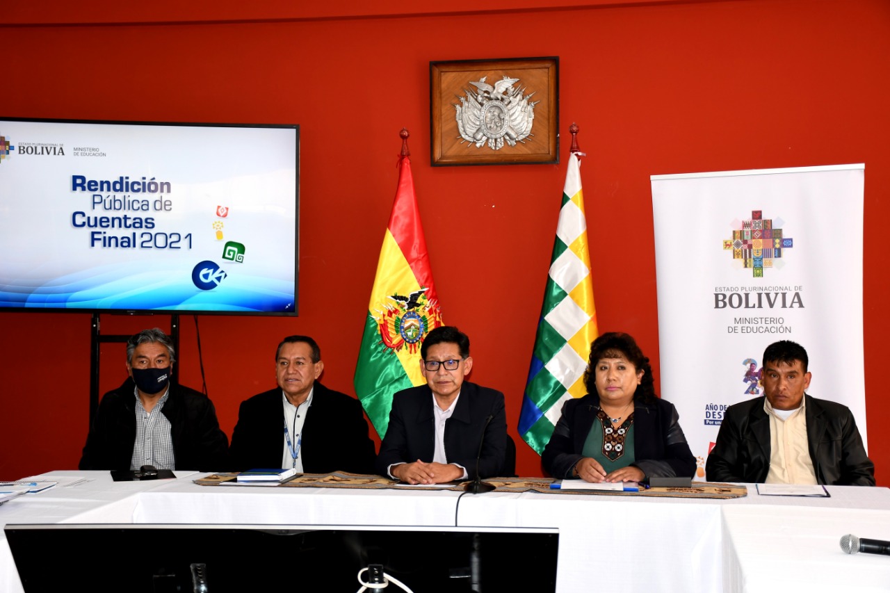 Educación resalta políticas implementadas para recuperar el derecho a la educación en Bolivia