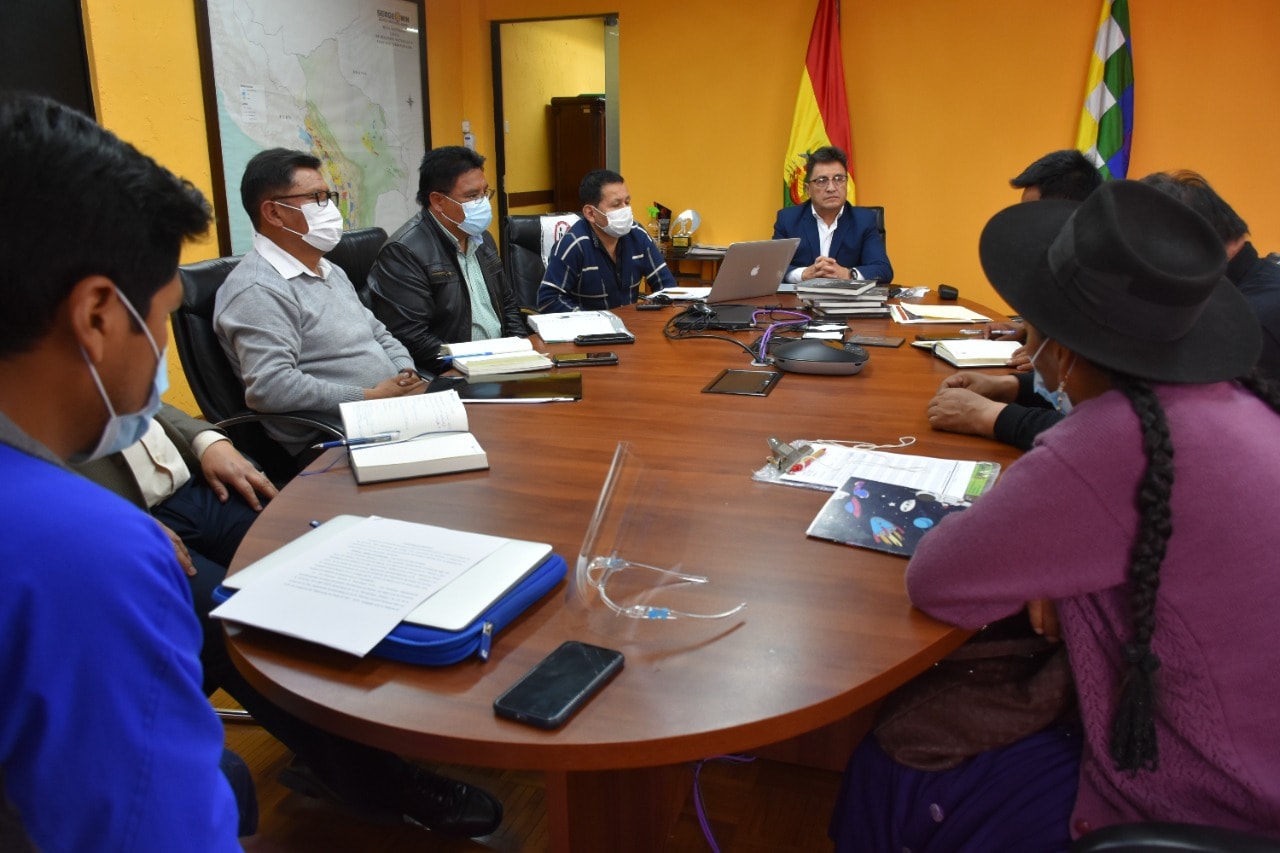 Ministro de Minería se reúne con parlamentarios de Potosí para tratar problemática del Cerro Rico