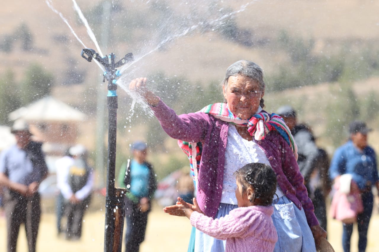 Sacabamba inaugura sistema de riego mejorado para fortalecer producción en 61 hectáreas de cultivos