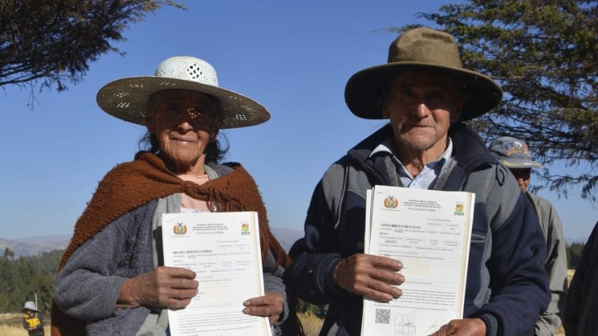 INRA emitió 1,3 millones de títulos de propiedad agraria y llegó a 2,6 millones de beneficiarios entre 2006 y 2021