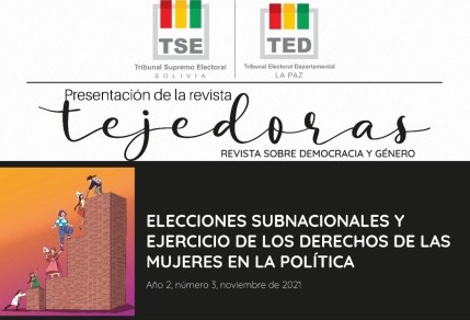 TSE presenta revista “Tejedoras” que analiza Elecciones y derechos de mujeres en la política