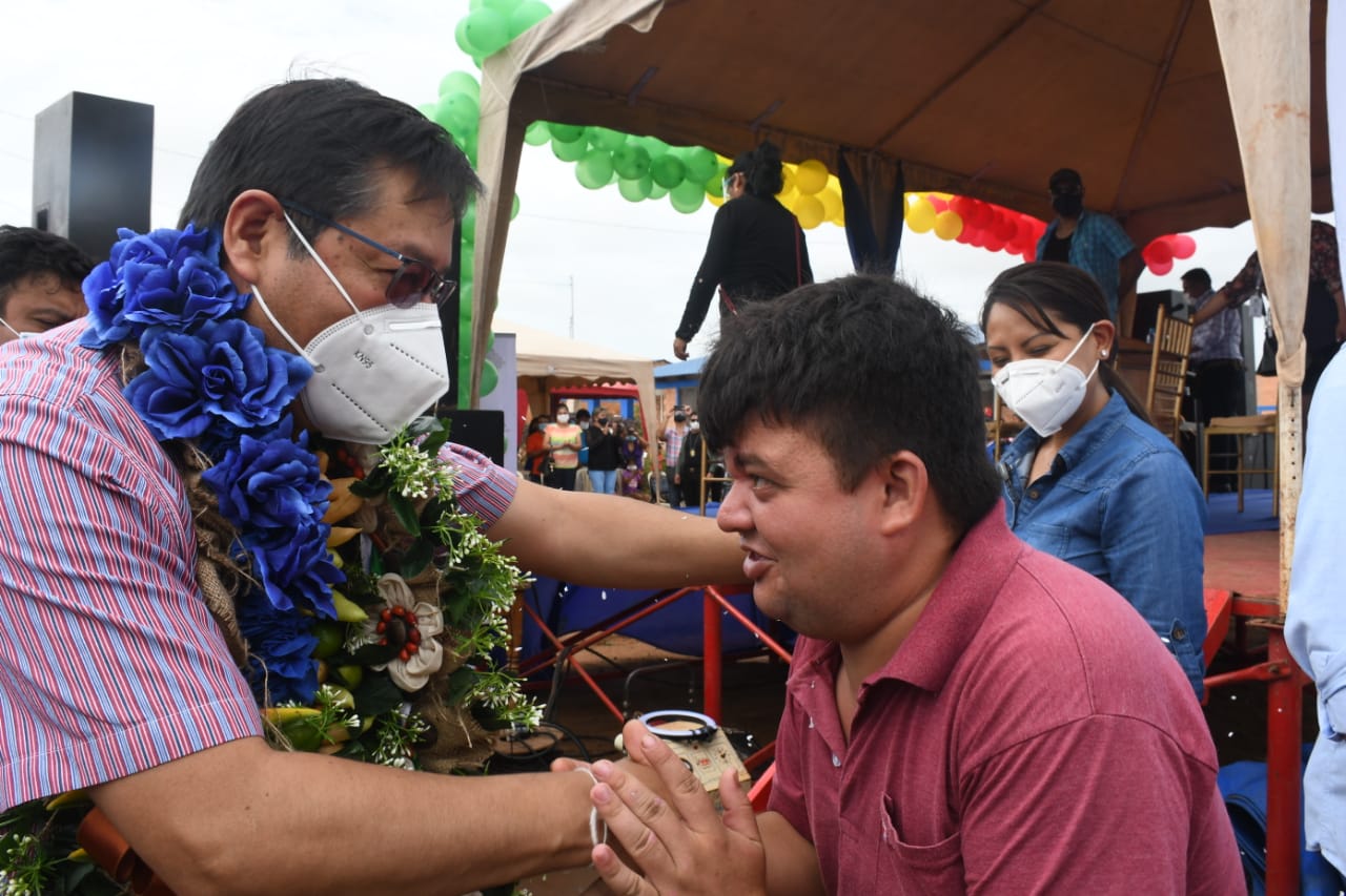 Presidente entrega 60 viviendas sociales a personas con discapacidad en Guayaramerín