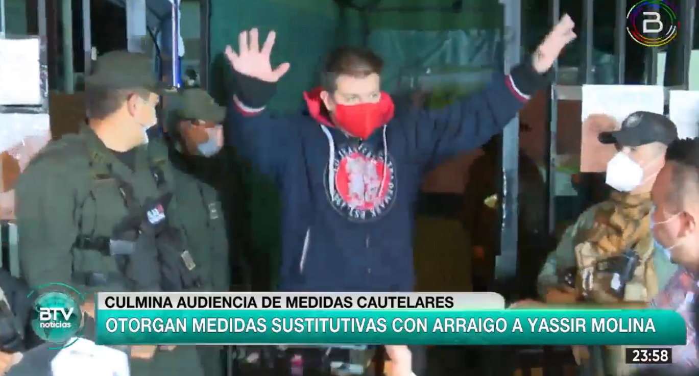 Justicia determina medidas sustitutivas para el cabecilla de la Resistencia Juvenil Cochala
