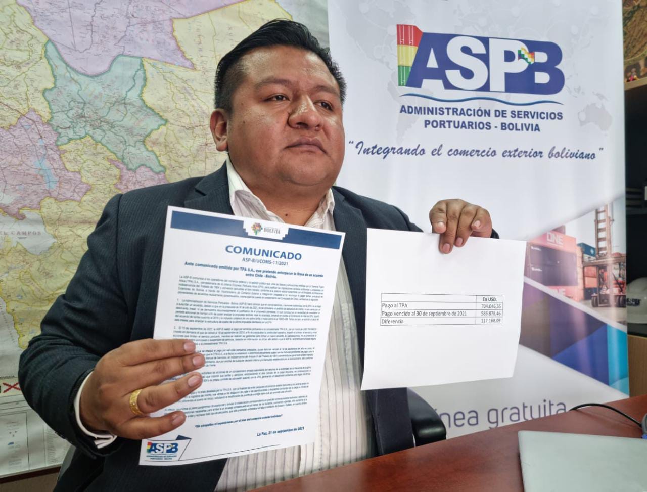 Instan a empresarios a migrar de Arica a otros puertos hasta superar conflicto con chilena EPA